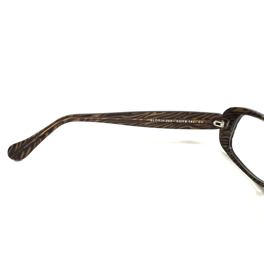 Jean Lafont Eyeglasses Frames GLORIA 283 Dull Purple Tiger Stripes 53-16-140